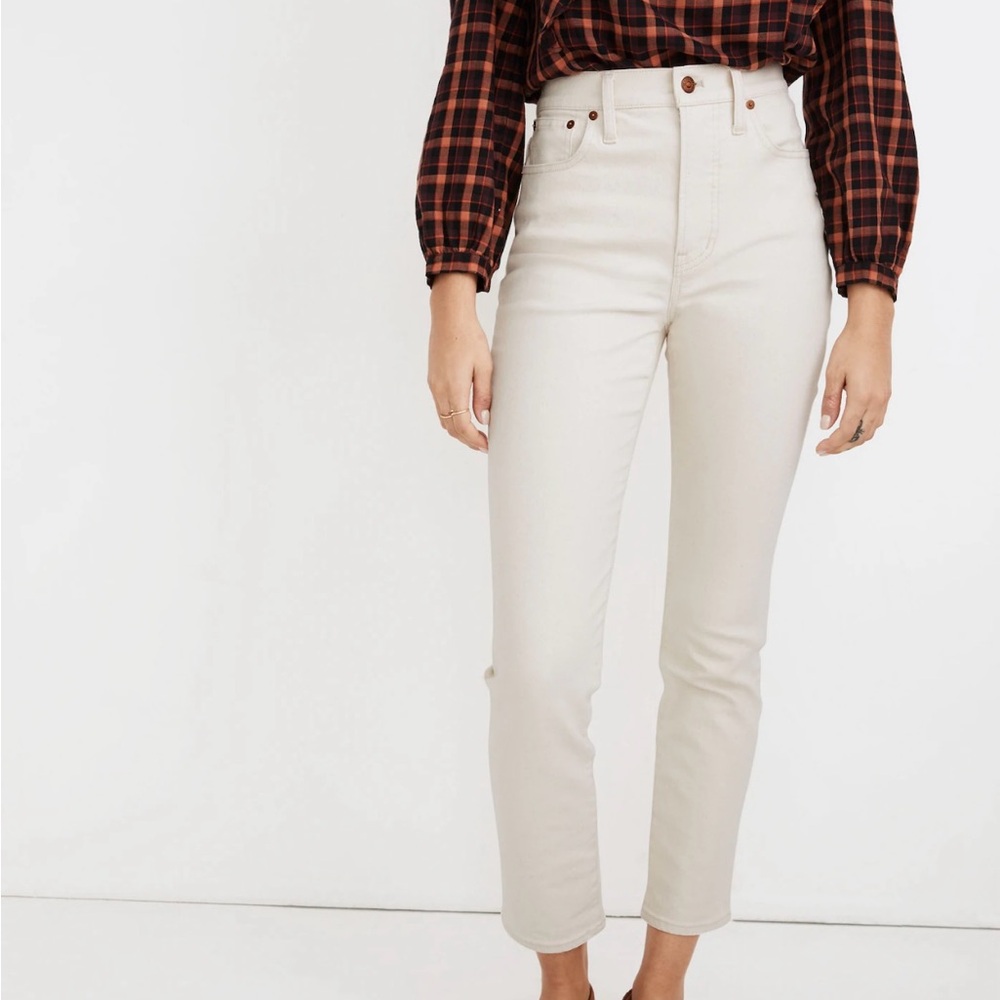 The Perfect Vintage Jean in cream